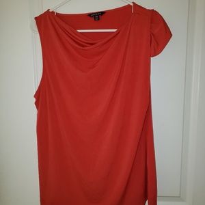 Red Sleeveless Shirt